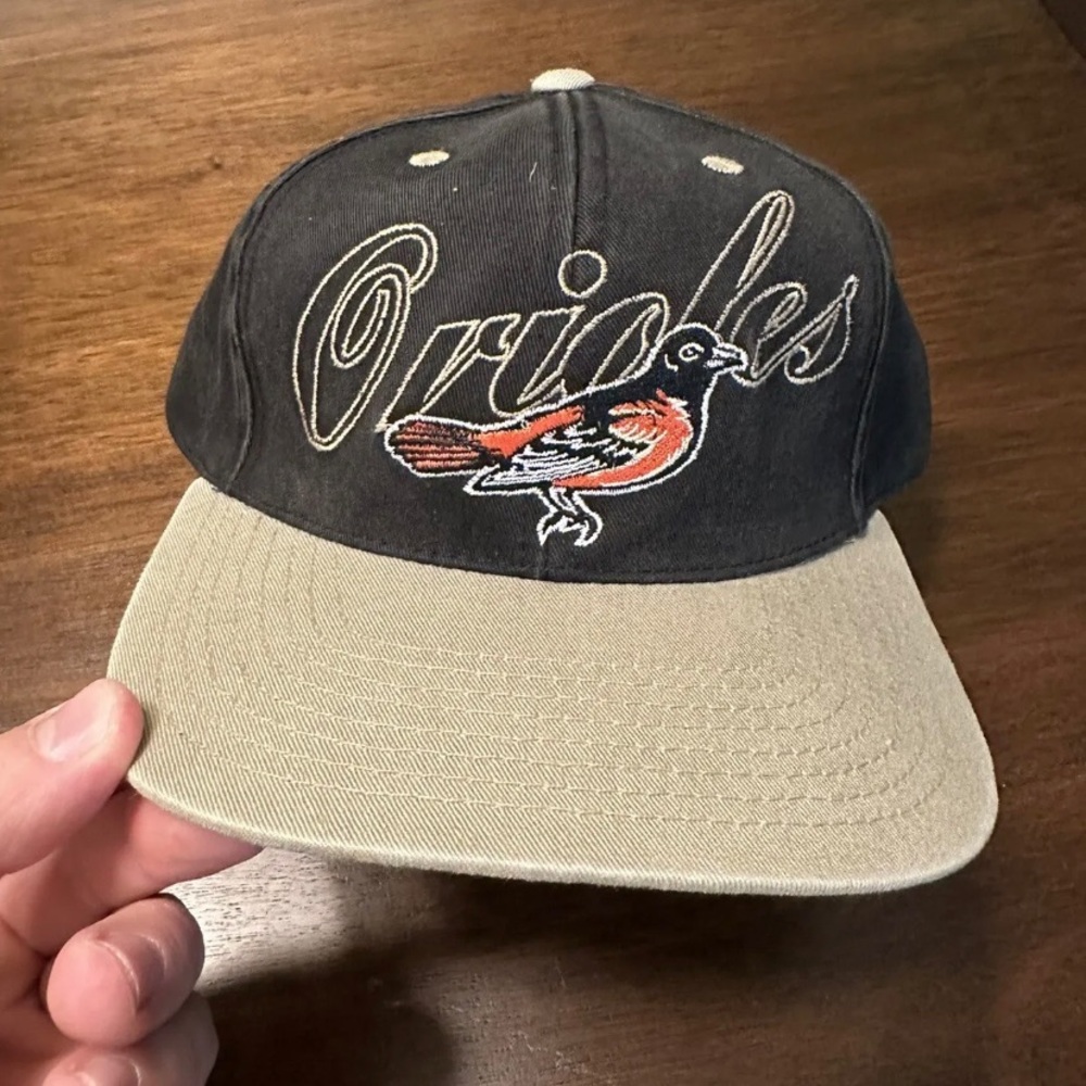 Vintage 90s Baltimore Orioles Outdoor Cap Adjustable Snapback Strapback Hat Cap